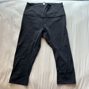 COPY - lululemon black wunder train cropped leggings